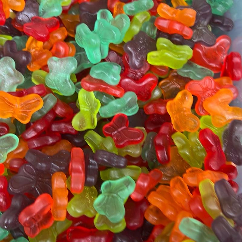 Super cute and delicious gummy butterflies