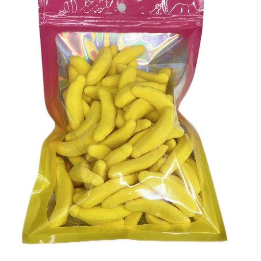 Gummy Bananas - Yellow Snack, Fun Treat, Perfect for Candy lovers